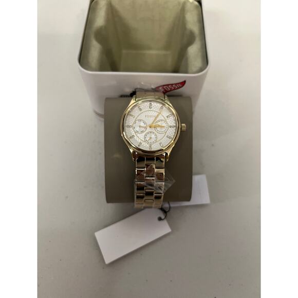 Fossil BQ3912 Modern Sophisticate Multifunction Gold-Tone Stainless Steel Watch main image 4